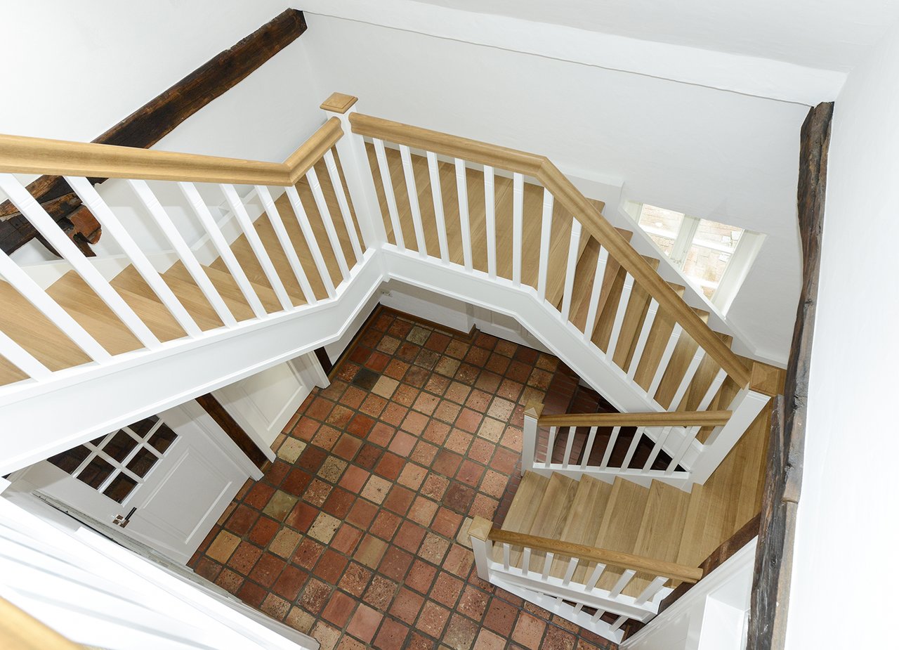 Der Besitzer dieser Treppe sagte: