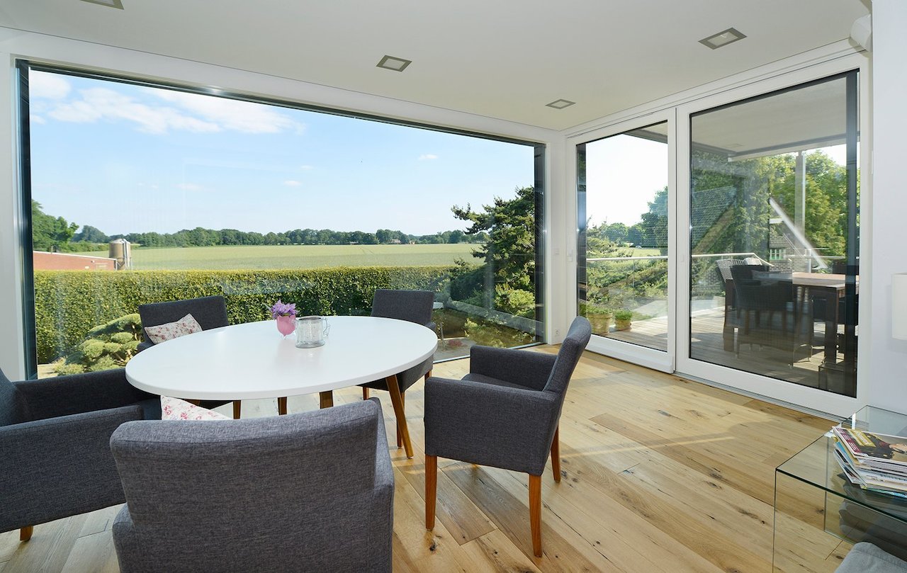 Moderne Wintergartenform - der kubische Flachdachwintergarten Image 6