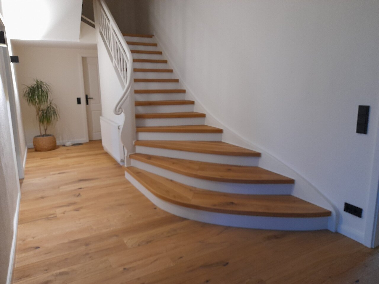 Optisch starke Aufwertung einer Treppe!