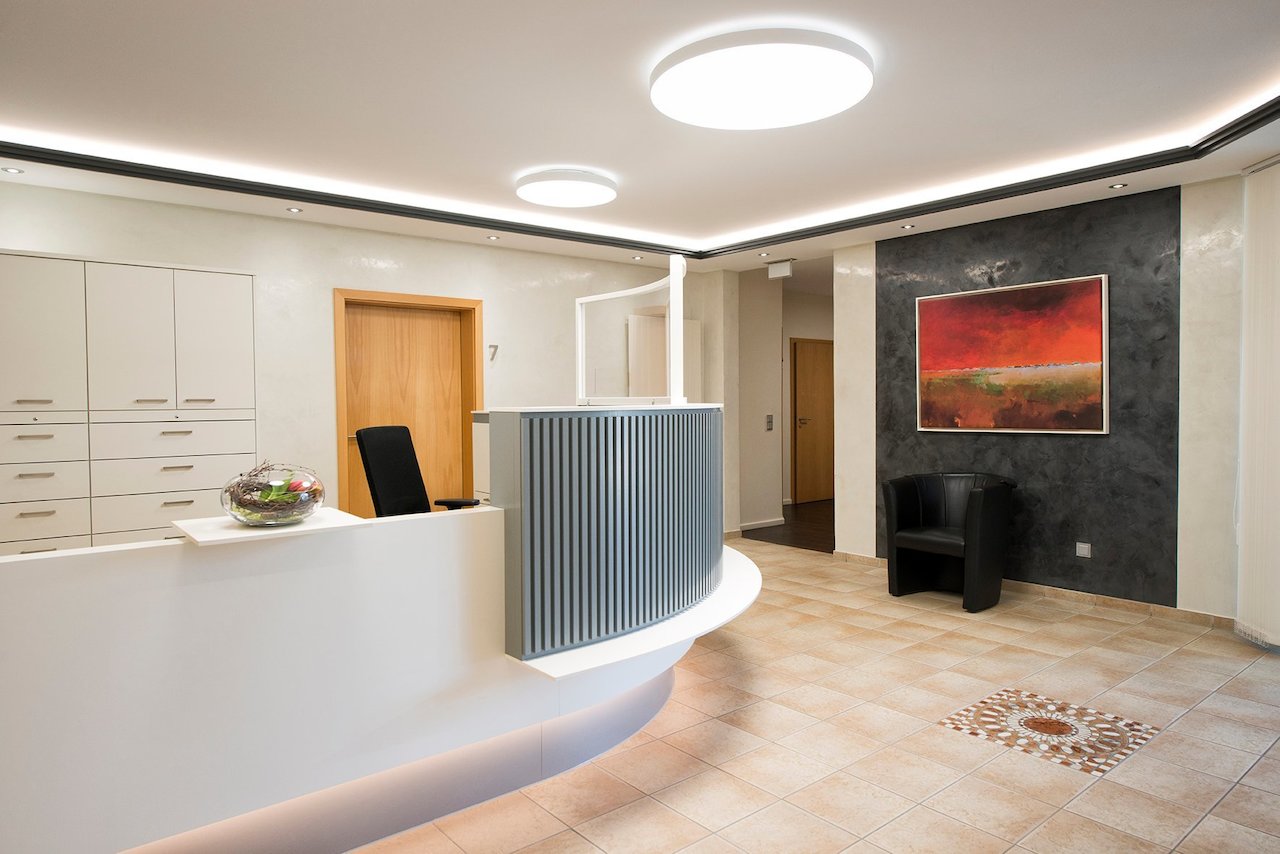 Neugestaltung eines Empfangsbereichs