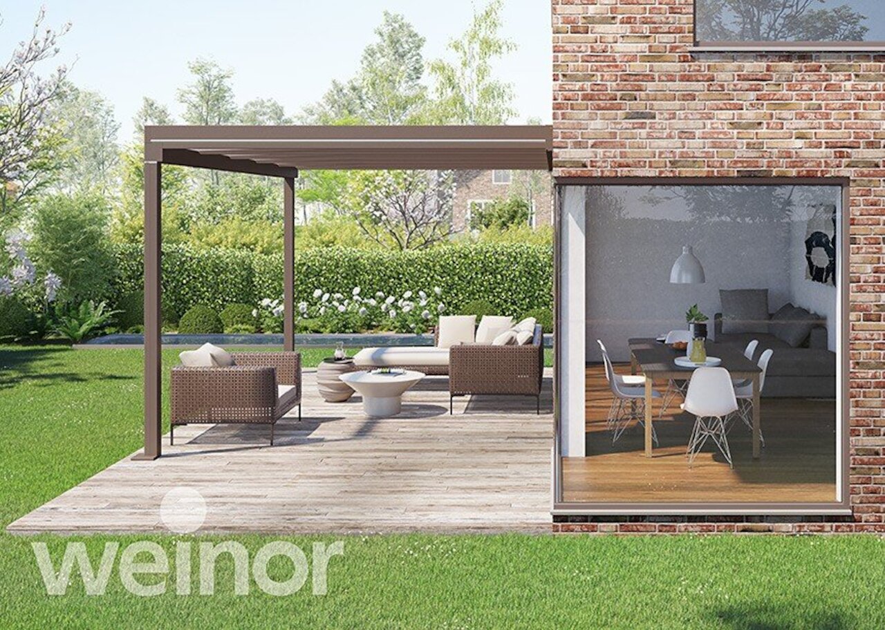 weinor | Terrazza Pure - Das kubische Glas-Terrassendach Image 1