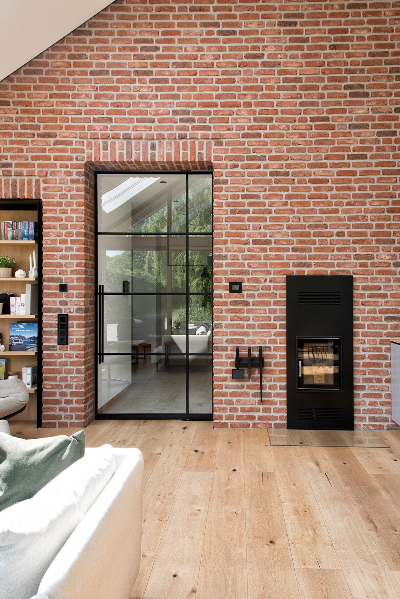 Stahl-Loft-Pendeltür