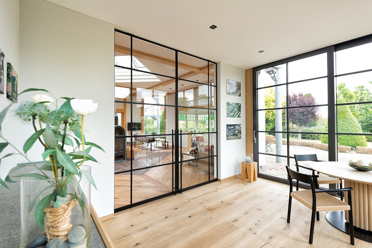 Stahl-Loft-Pendeltür SL_0140